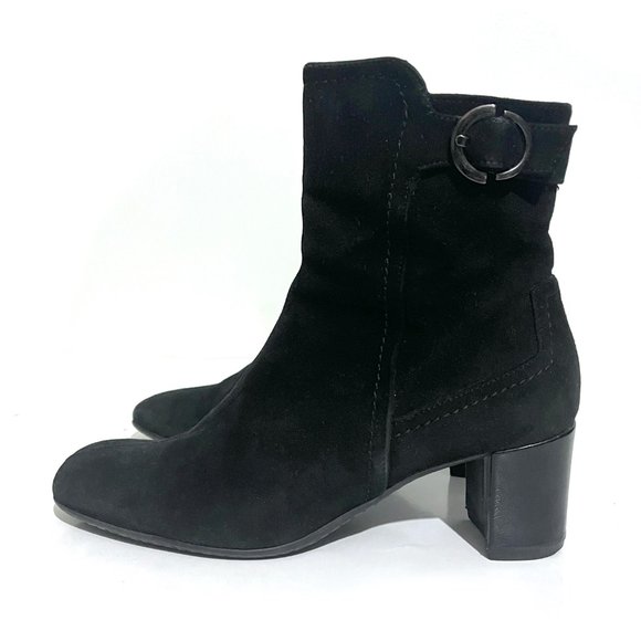 Aquatalia Suede Ankle Bootie - Picture 5 of 11